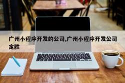 广州小程序开发的公司,广州小程序开发公司定胜